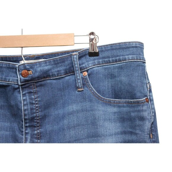 Madewell Jeans Size 36 Curvy High Rise Skinny Stretch Denim Preppy Danny Wash - Picture 6 of 14